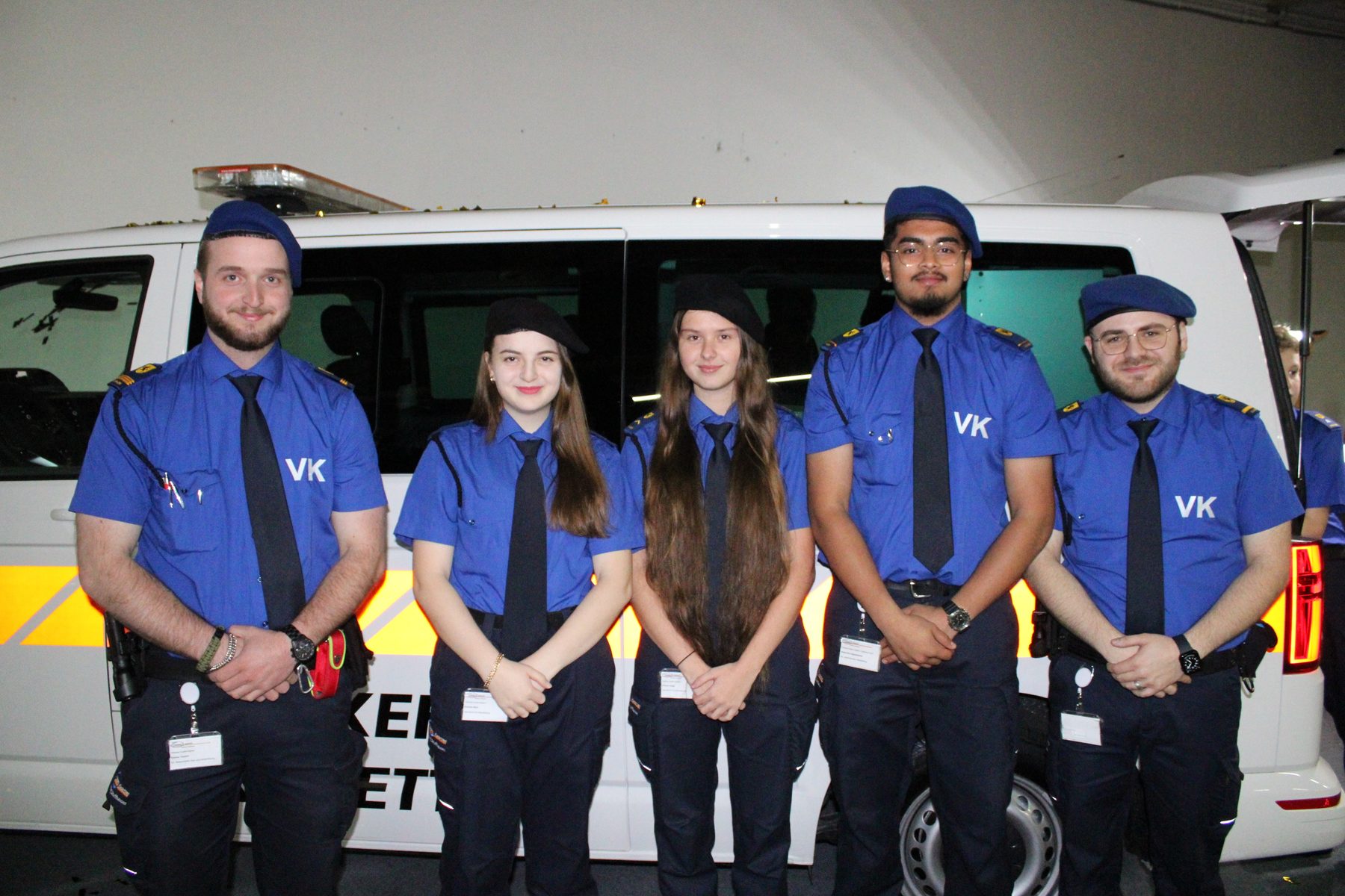 Team der Verkehrskadetten an der Jahresendfeier 2023