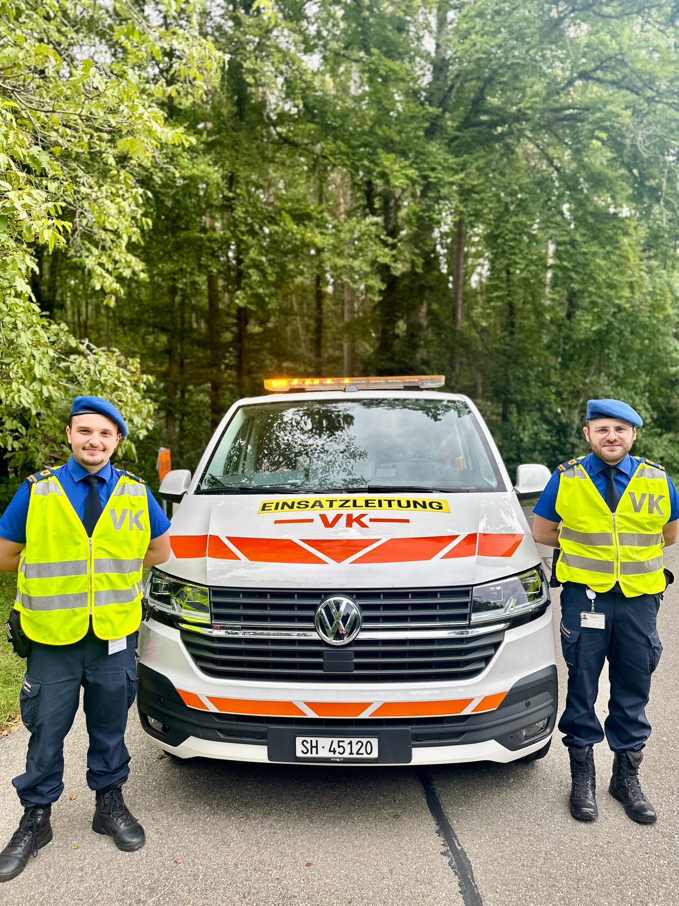 Einsatzteam der Verkehrskadetten am Kleinen Klausen 2024