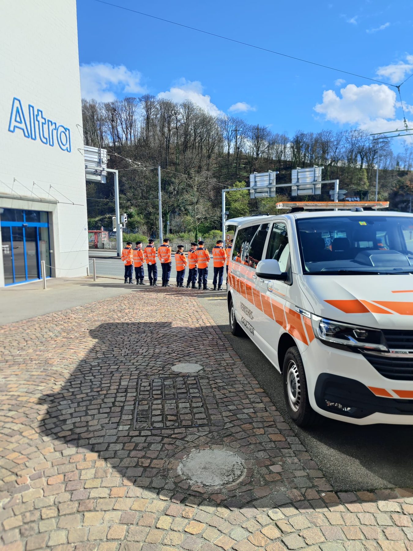 Verkehrskadetten beim Wiederholungskurs im März 2024