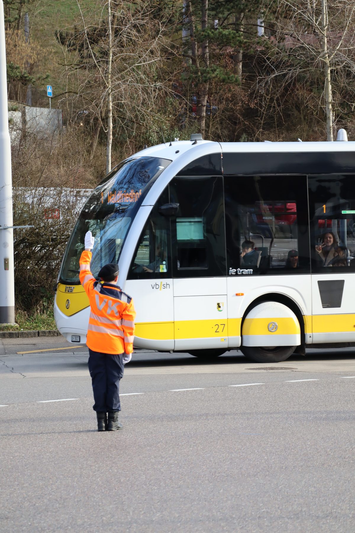Praktische Verkehrsregelung beim Wiederholungskurs März 2026 – Aufnahme 6